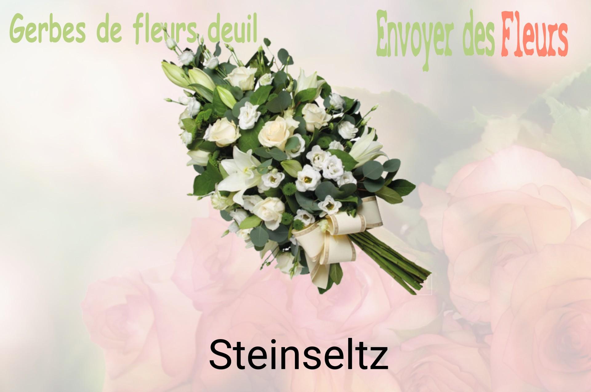 Gerbe de fleurs de deuil livrée à Steinseltz